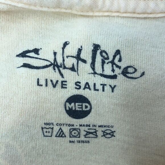 Men’s Salt Life Yellow Fish Tee - Picture 4 of 4